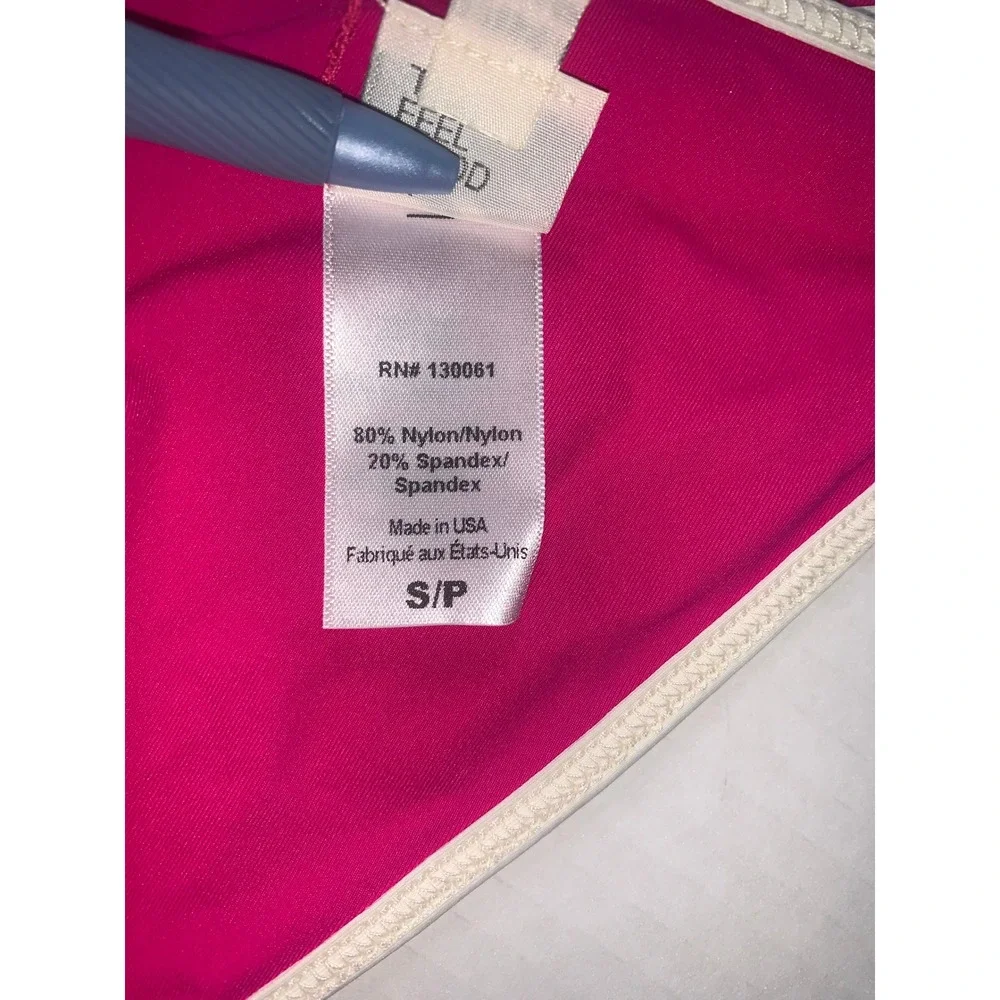 L Space Bitsy Cut Bikini Bottoms Hot Pink Small‎ S/P